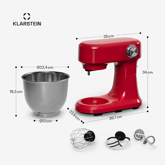 Krachtige Keukenmixer met Grote Kom en Planetaire Mengactie — afbeelding 3