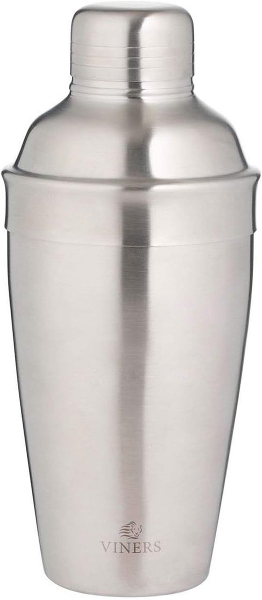 Professionele Cocktail Shaker Geborsteld Zilver 500ml voor Mixdrankjes
