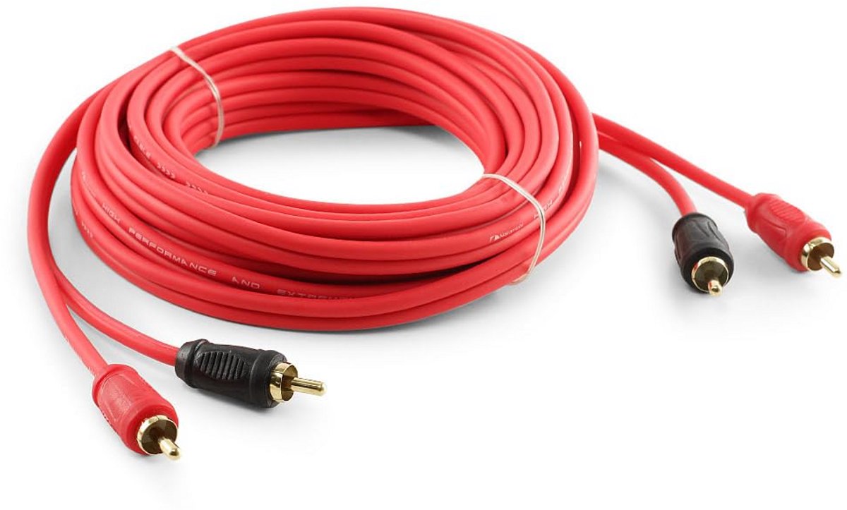 RCA Optische Kabel 2x Mannelijk naar 2x Mannelijk Zuurstofvrij Koper voor Audio Stereo Subwoofer Versterker Thuissysteem