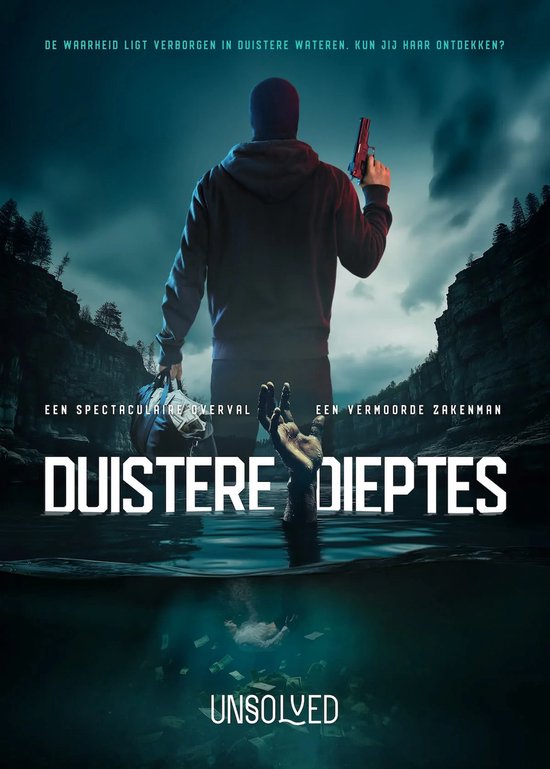Unsolved: Duistere Dieptes (NIEUW!) | Coöperatief Moordraadsel - Escape Room voor thuis (1-8 spelers, leeftijd 16 +)