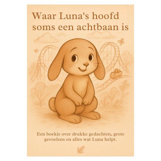 Waar Luna's hoofd soms een achtbaan is - Kinderboek over ADHD - Boek over een druk hoofd, prikkelgevoeligheid en grote gevoelens (3+ jaar) - Mijn Chaos Brein