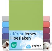 etérea Hoeslaken jersey 140x200 - 160x200 cm Oekotex Made in Green - 100% coton - jade
