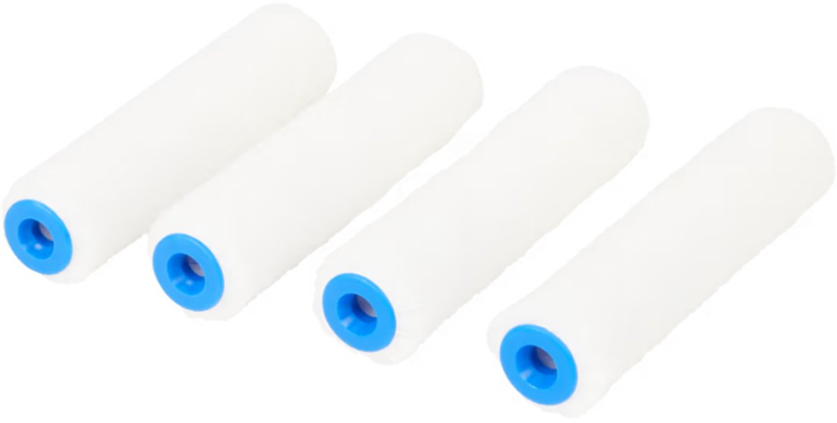 Lakviltroller 4-pack | 10cm | Verven | Verfroller | Verf roller – foto 2