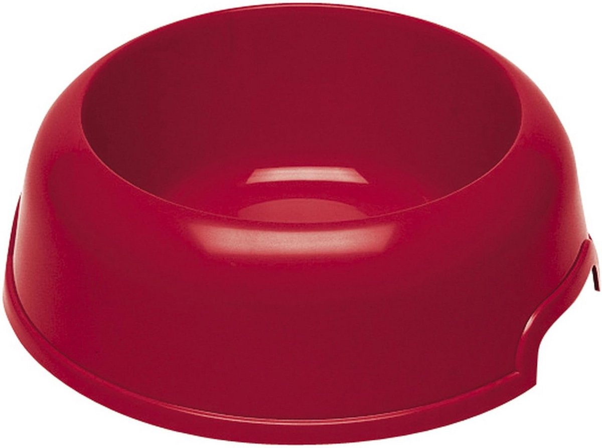 Voerstation Huisdier - Voerbak - Eten Geven - Kunststof Materiaal - 2 Liter - Rood