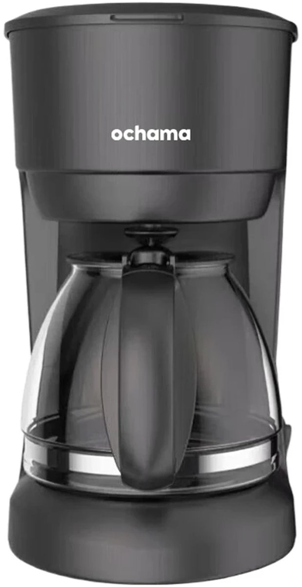 ochama Druppelkoffiezetapparaat, Compacte Amerikaanse Filterkoffiemachine Volautomatisch, Mini Koffiezetter voor Thuis en Kantoor, Inclusief Koffiepot