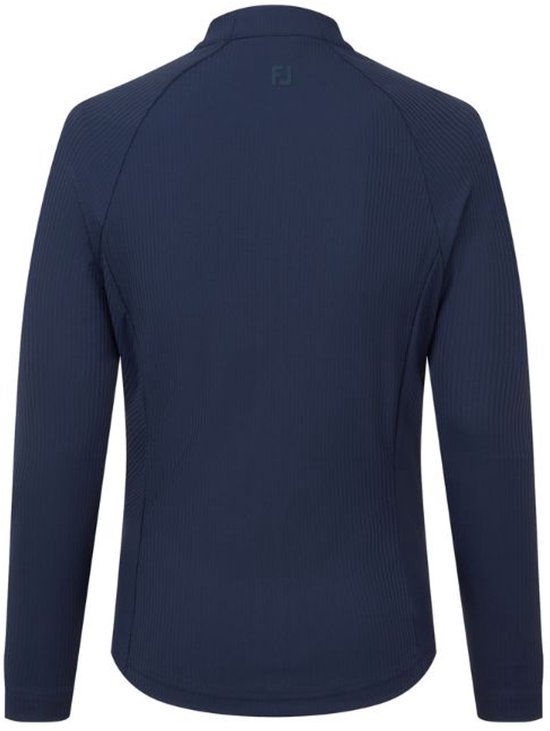 Footjoy Full Zipp Rib Midlayer Dames Navy van Footjoy — afbeelding 2