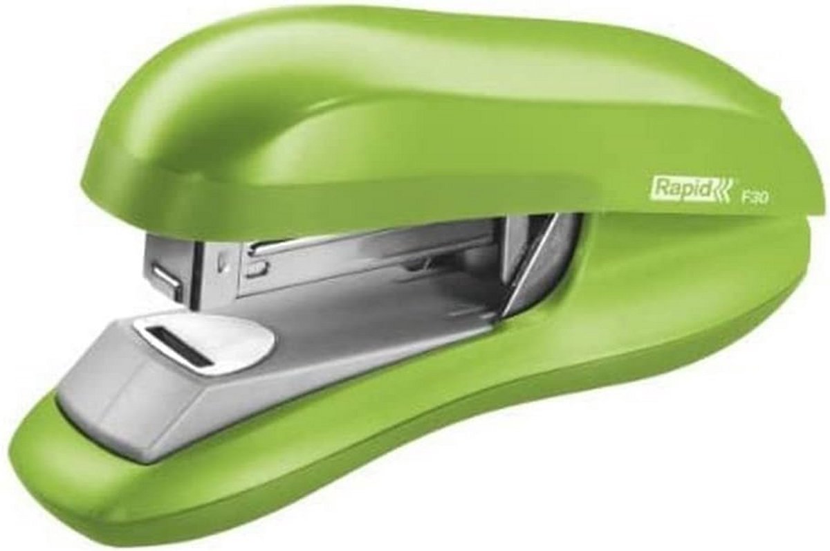 Halfstrip Nietmachine - 30 Vel Capaciteit - Platte Clinch - Ergonomisch - Lichtgroen