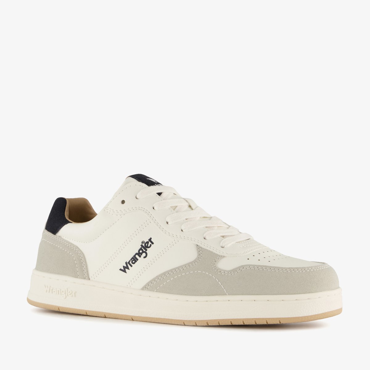 Wrangler heren sneakers wit grijs - Maat 42 - Extra comfort - Memory Foam