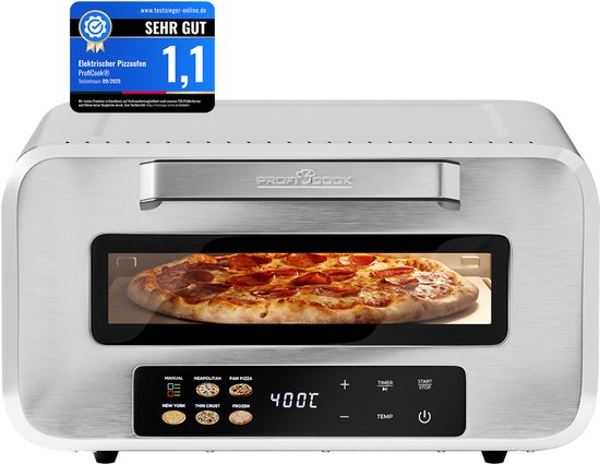 ProfiCook PO 1323 - Pizza Oven Elektrisch 100 / 400°C - met Pizzasteen — afbeelding 4