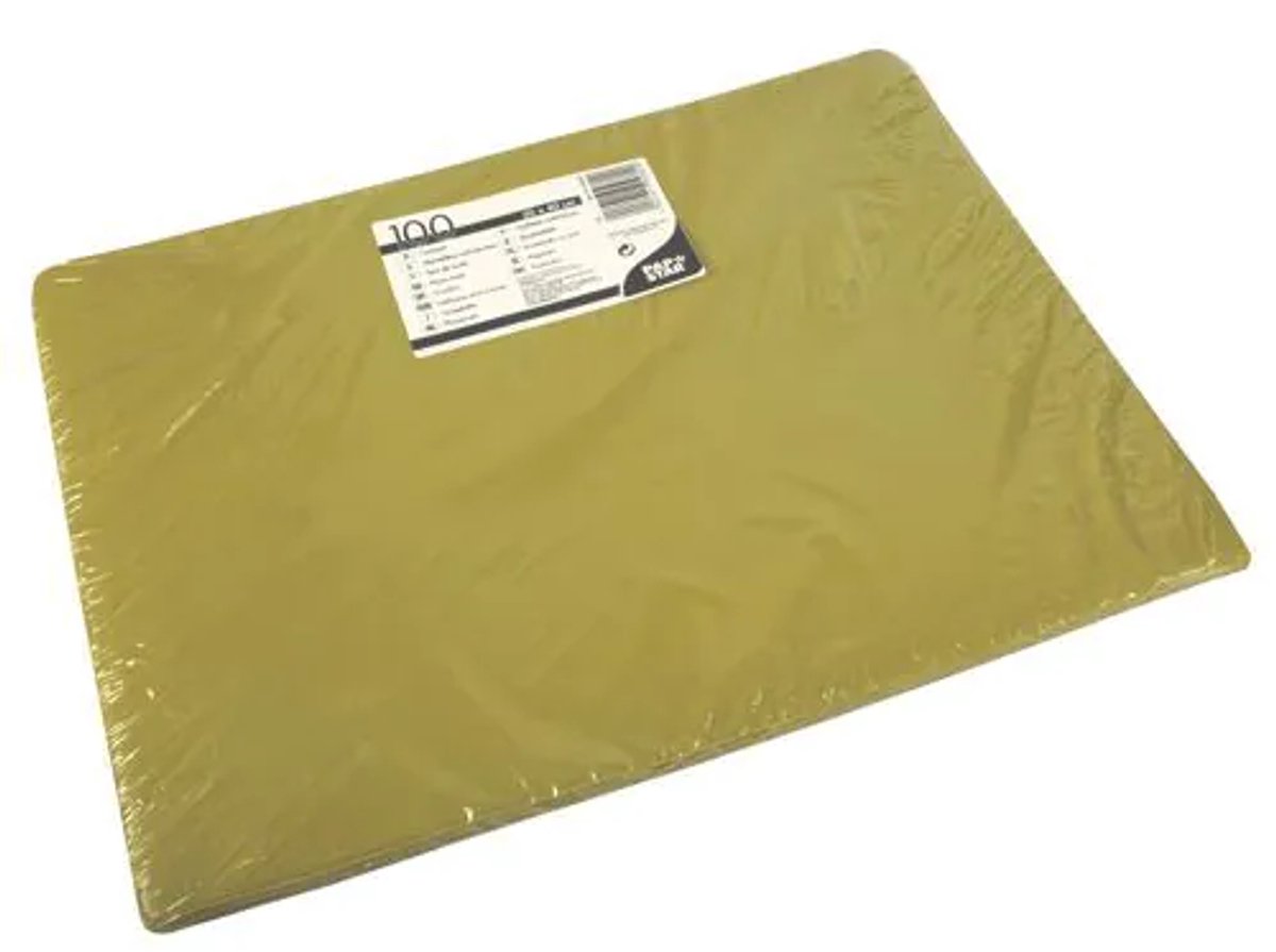 placemats papier olijfgroen (100 stuks)