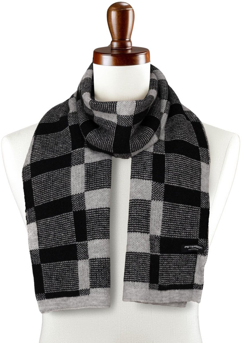 Peterson - Herensjaal - Lang - Winter - Ruitpatroon