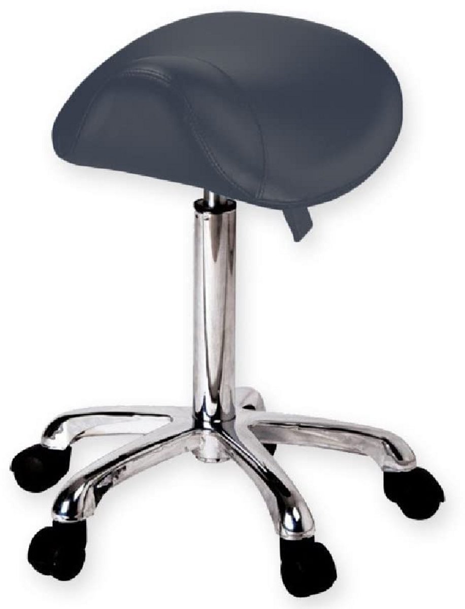 Ergonomische Werkkruk met Zadelzitting Blauw In Hoogte Verstelbaar