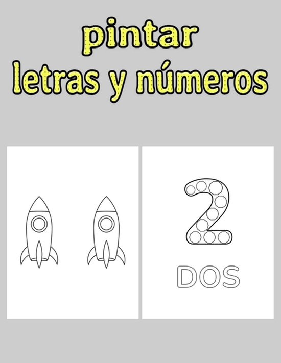 pintar letras y números - cover