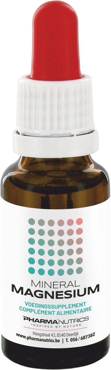 PharmaNutrics Mineral Magnesium - 50 ml Druppels - Vloeibaar Magnesium Supplement - Ondersteunt Spieren & Zenuwstelsel - Helpt bij Vermoeidheid