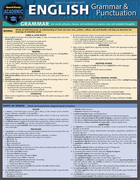 English Grammar & Punctuation - cover