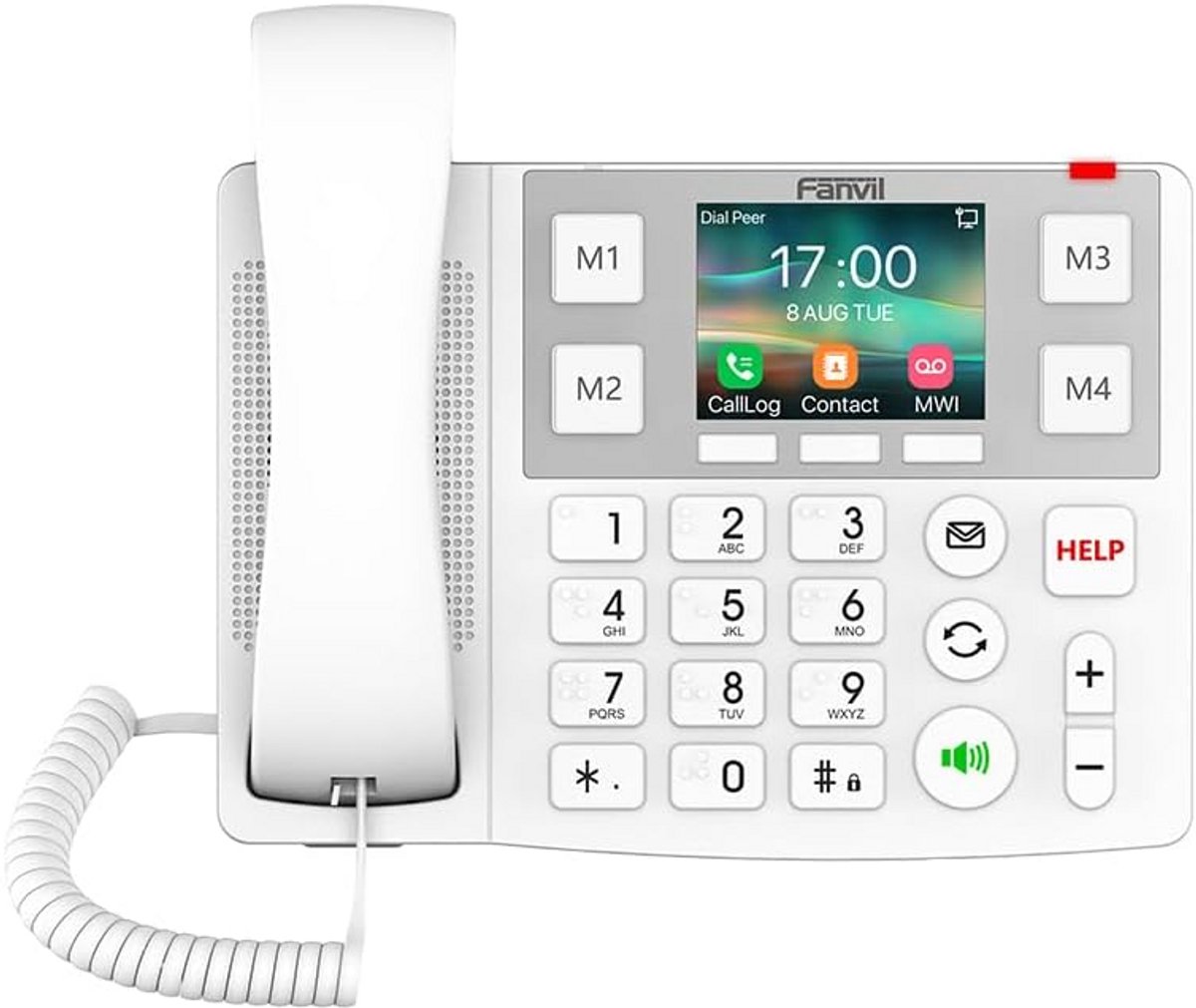 Zakelijke IP Telefoon met Groot Display en Eenvoudige Bediening