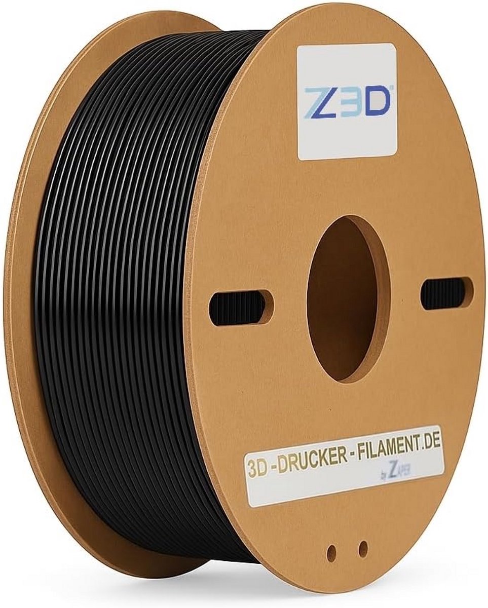 PA12 Nylon Filament 1,75mm 1kg Zwart voor 3D Printer