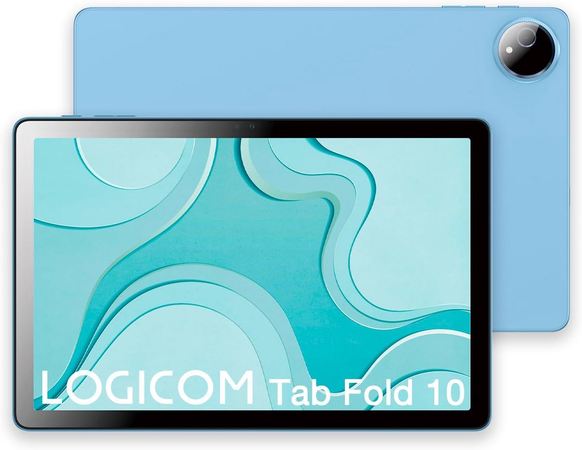 Android Tablet 10.1 Inch HD IPS Wifi 6 Octa-Core 6GB RAM Uitbreidbaar Geheugen Blauw