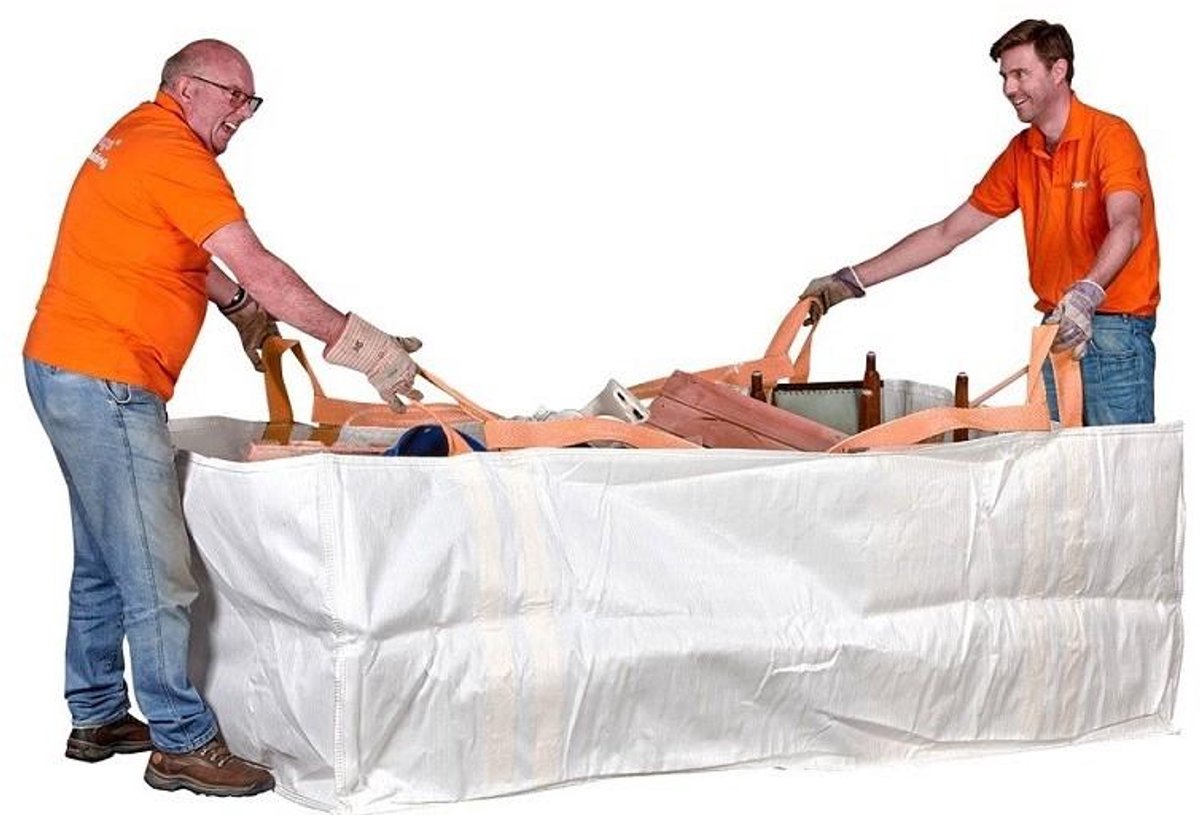 10x Opslagcontainerzak 250x130x85cm | 1750KG | 3 m³