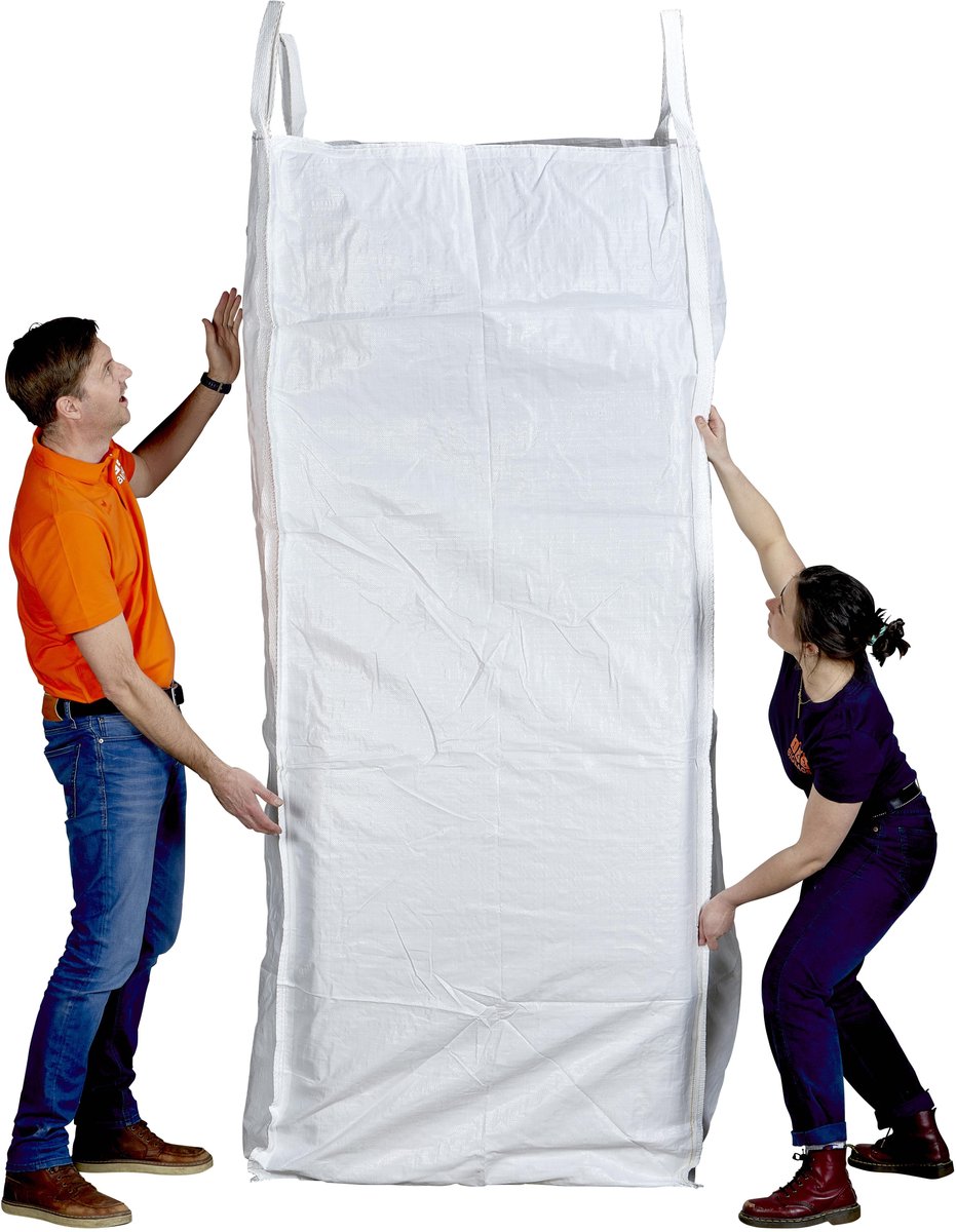 10x | Extra grote Big Bag 100x100x240cm | 1250KG | 2,5 m³