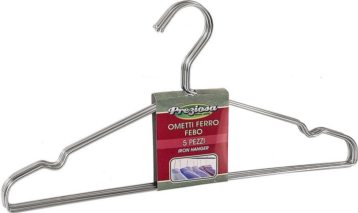 Set van 2 Stalen Kledinghaken voor Garderobe, 40 cm Breed