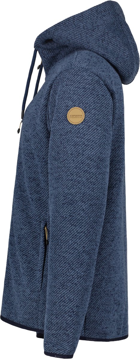 Icepeak Manawa Fleecevest Heren Korte rits fleece Blauw