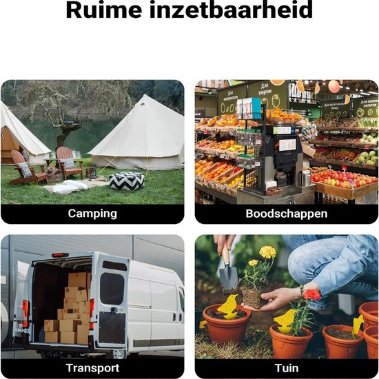 NBAP® Bolderkar Opvouwbaar Luchtbanden - Strandwagen - Bolderwagen - Zwart van Merkloos — afbeelding 4