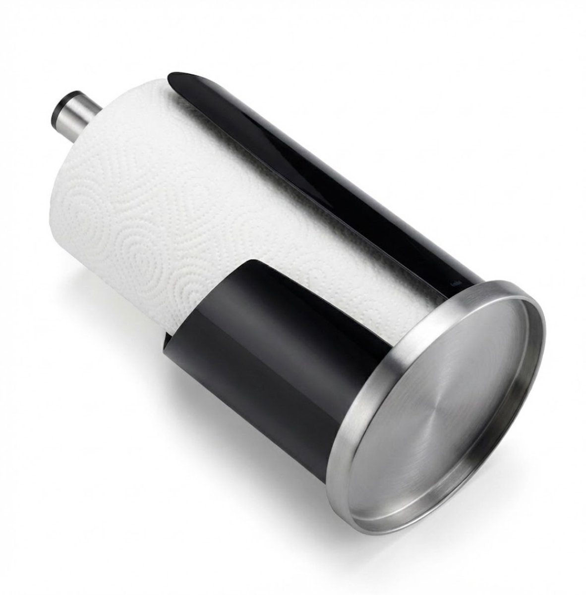 NBAP® Keukenrolhouder Staand - Gootsteenkast Organizer - WC Rol Houder-Zwart