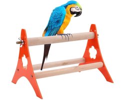 Driehoek Training Interactief Houten Speelgoed voor Kleine Vogels - Spelen, Leren en Plezier - Papegaai, Parkieten, Kaketoe