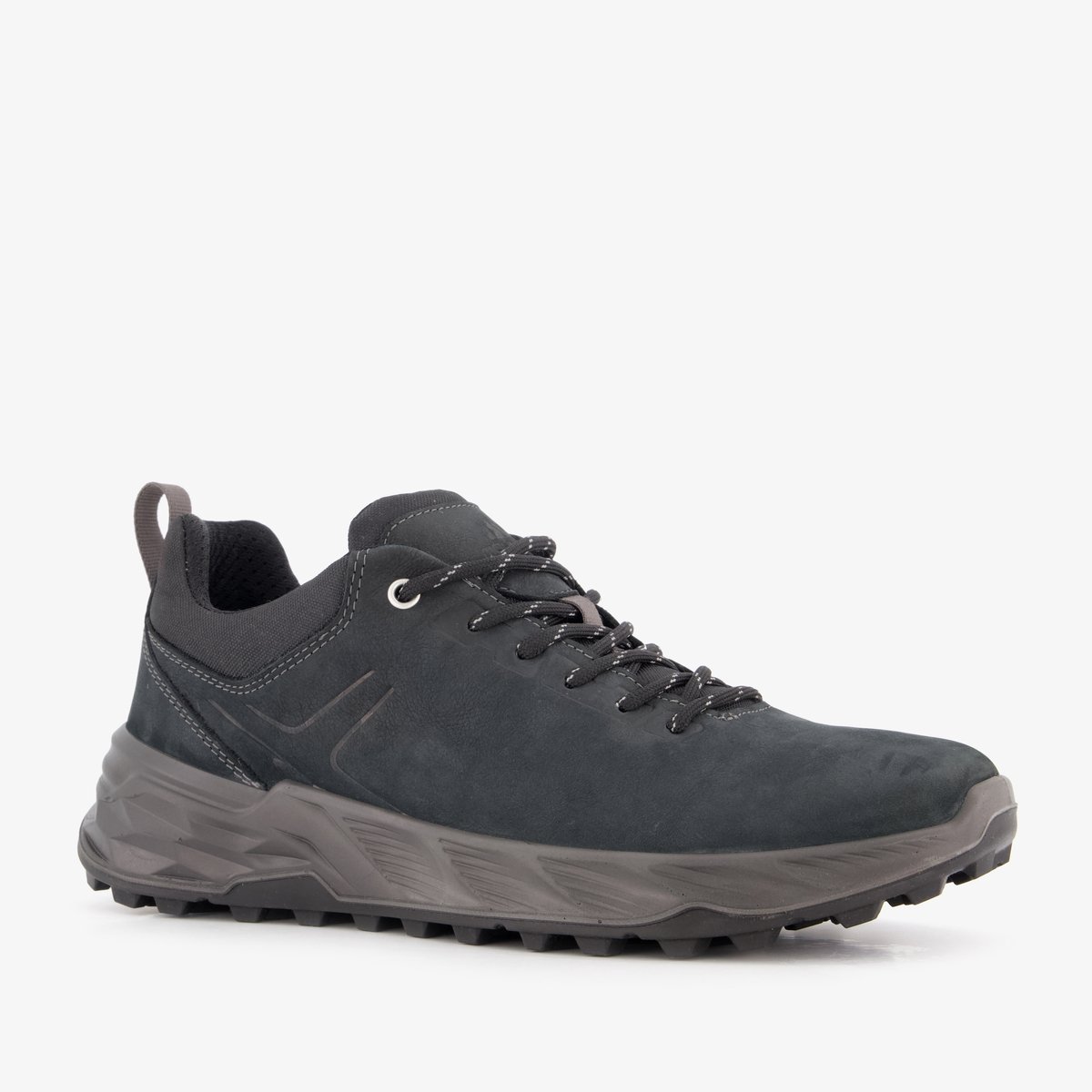 Mountain Peak leren heren wandelschoenen cat. A – Uitneembare zool Zwart