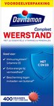 Voordeelverpakking Davitamon Compleet Weerstand met 22 vitamines & mineralen. Goed voor immuunsysteem, extra energie en bescherming. 400 dragees.