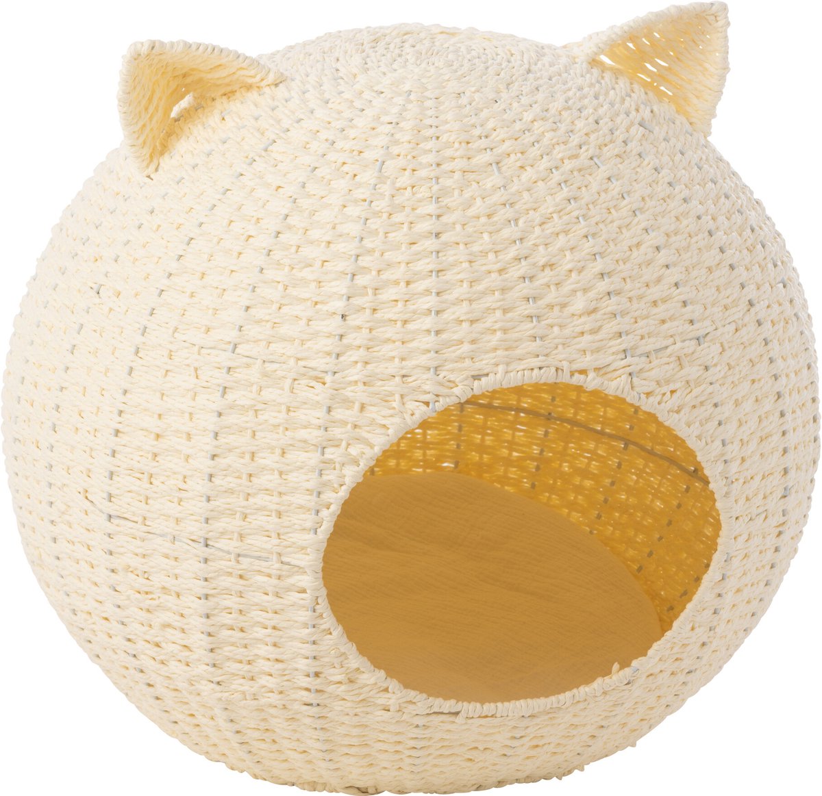 J-Line kattenmand Kattenoren - papier - wit