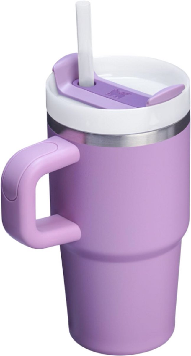 STANLEY Quencher H2.0 Tumbler 20 oz - Lilac - RVS Drinkbeker met Handvat & Rietje - 3-Stand Flowstate Deksel - Reisbeker - Cup Holder Compatibel - Geïsoleerd & BPA-Vrij — afbeelding 2