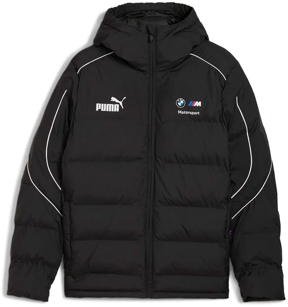 Puma Bmw Mms + Ecolite Insulated Gewatteerde Jas L Man Zwart