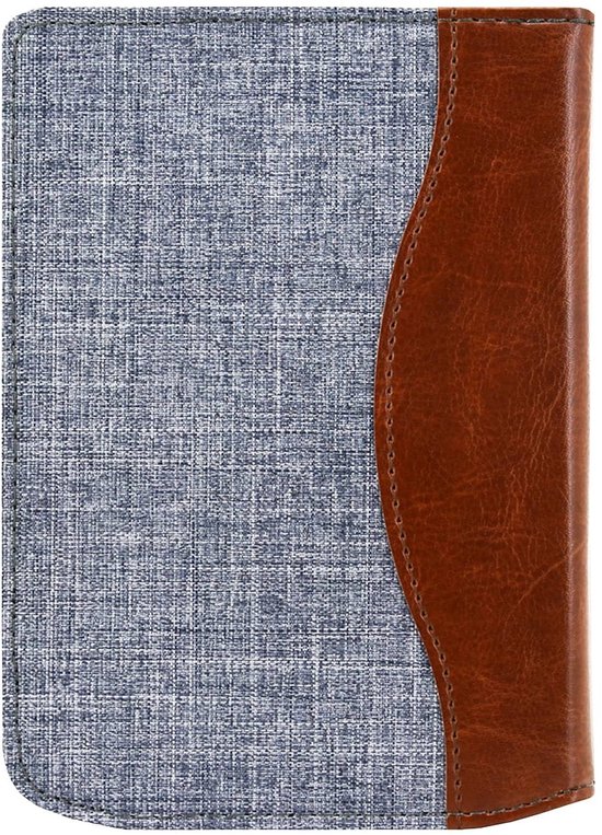 Jeans Hoesje Geschikt voor Pocketbook Verse Pro Hoes Cover Jeans Grijs — afbeelding 5