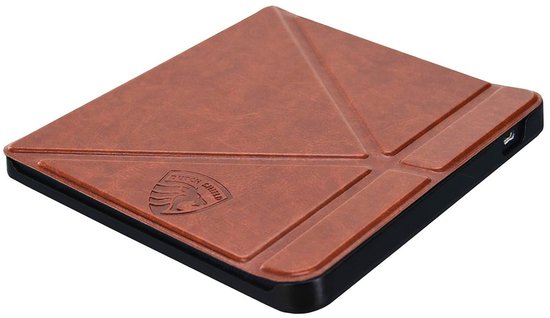 Origami Sleepcover Geschikt voor Tolino Epos 3 Hoes Cognac Bruin * van Origami Sleepcover — afbeelding 5