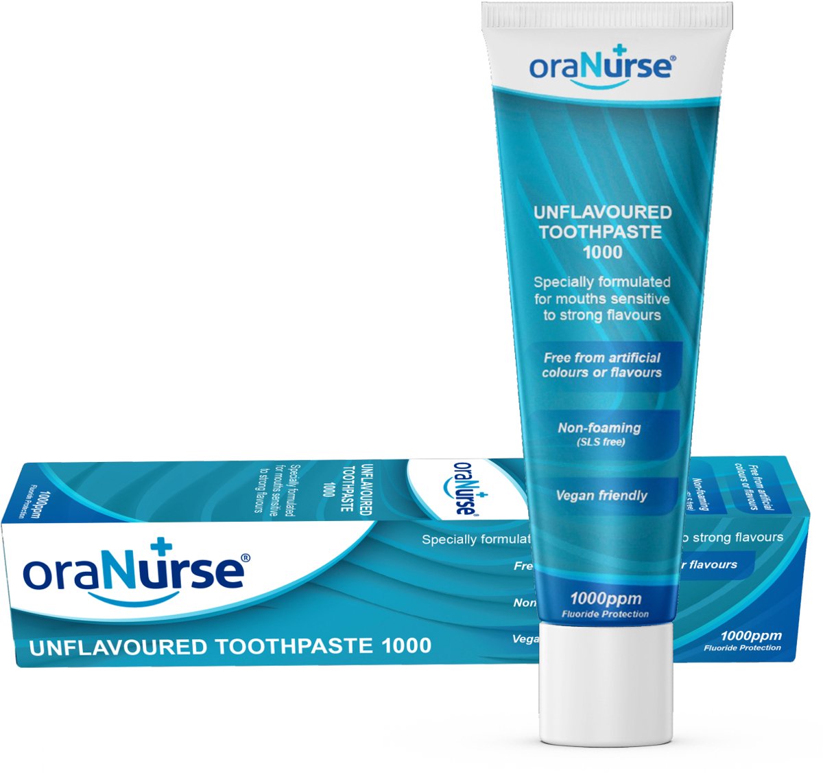 oraNurse smaakloze schuimloze Tandpasta 1000ppm Fluoride (voor kinderen van 2 tot 5 jaar) - smaakloos | schuimloos