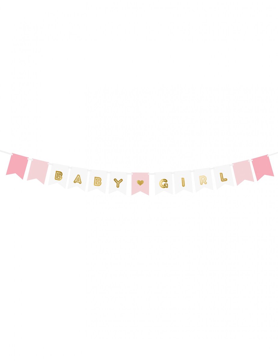 Banner Baby Girl, mix, 15 x 175 cm