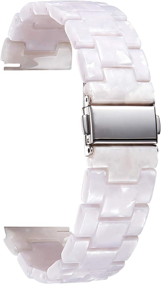 Hars Horlogeband Dames Heren - 12mm tot 22mm - Vervangende Band met Vouwsluiting en Snelsluitingen