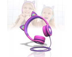 NBAP® Koptelefoon Kinderen met Draad - Gaming Headset - Roze