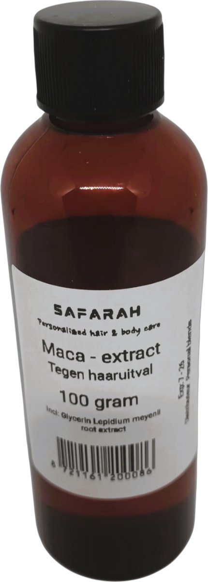 Safarah Maca - Extract 100 gram - tegen haaruitval