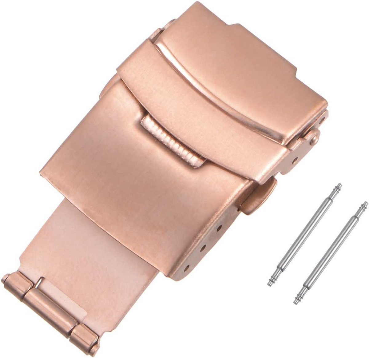 20mm Drukker Sluiting voor Leer Armband - Goud Roze Snelsluiting