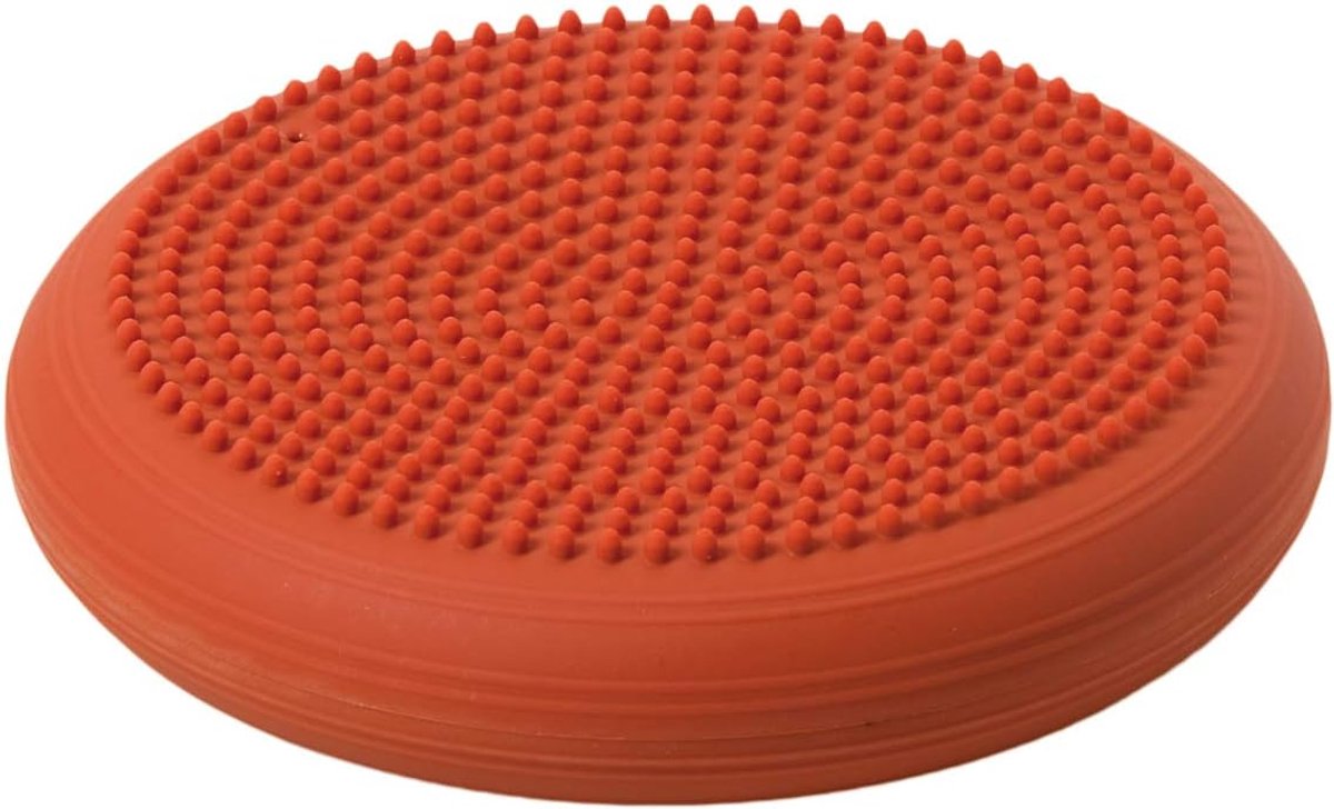 Wiebelkussen - Balanskussen - Balkussen - Komfortabel Zitten - Volwassenen en kinderen - Balansbord - Balance Board - Balanstrainer - Balansbal - Fitnessbal - Oranje - 36 cm - van Imperatoris