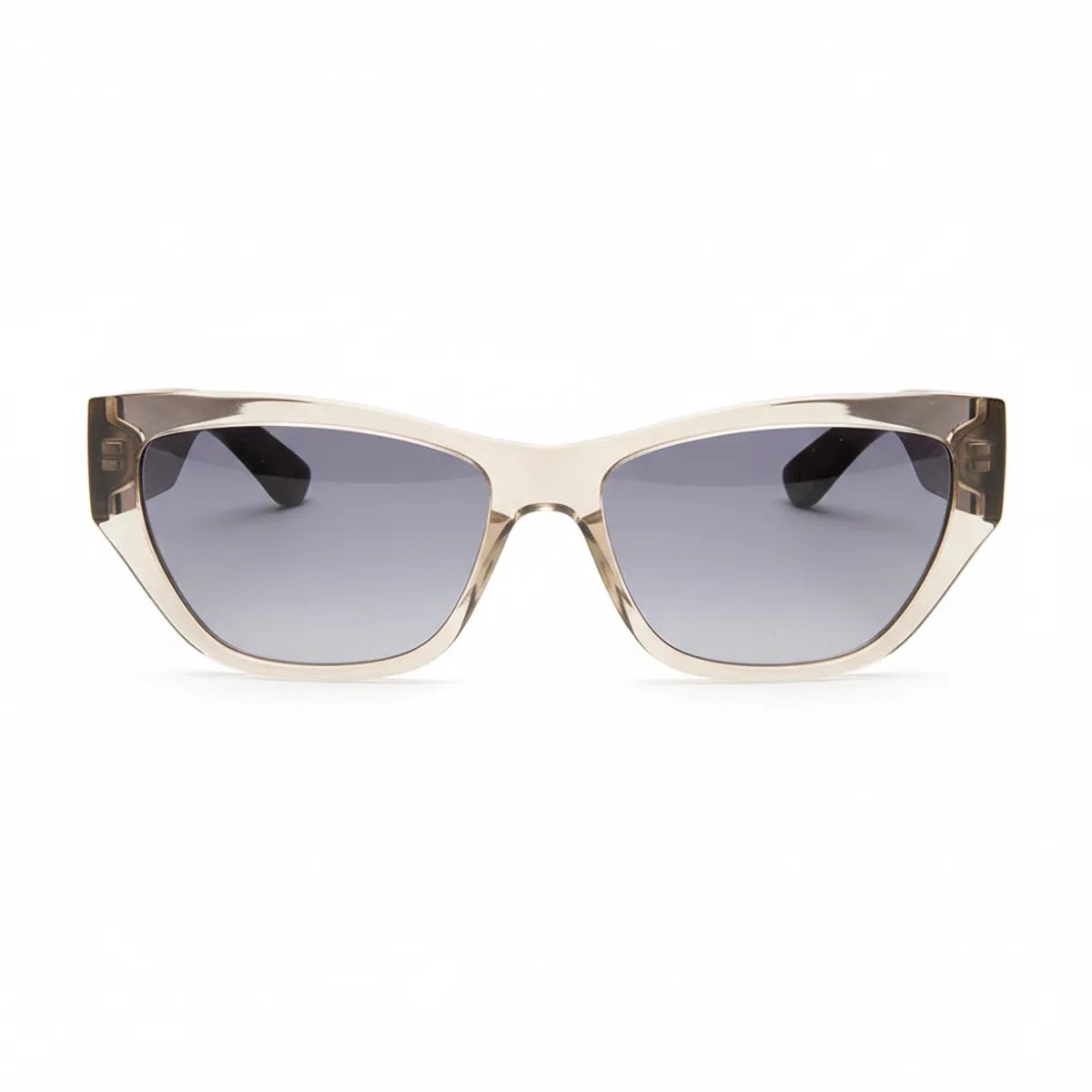Wooda® Zonnebril Cateye – Grijs Transparant – Gepolariseerd – Wooda Bellotera Grey Gris Degradé