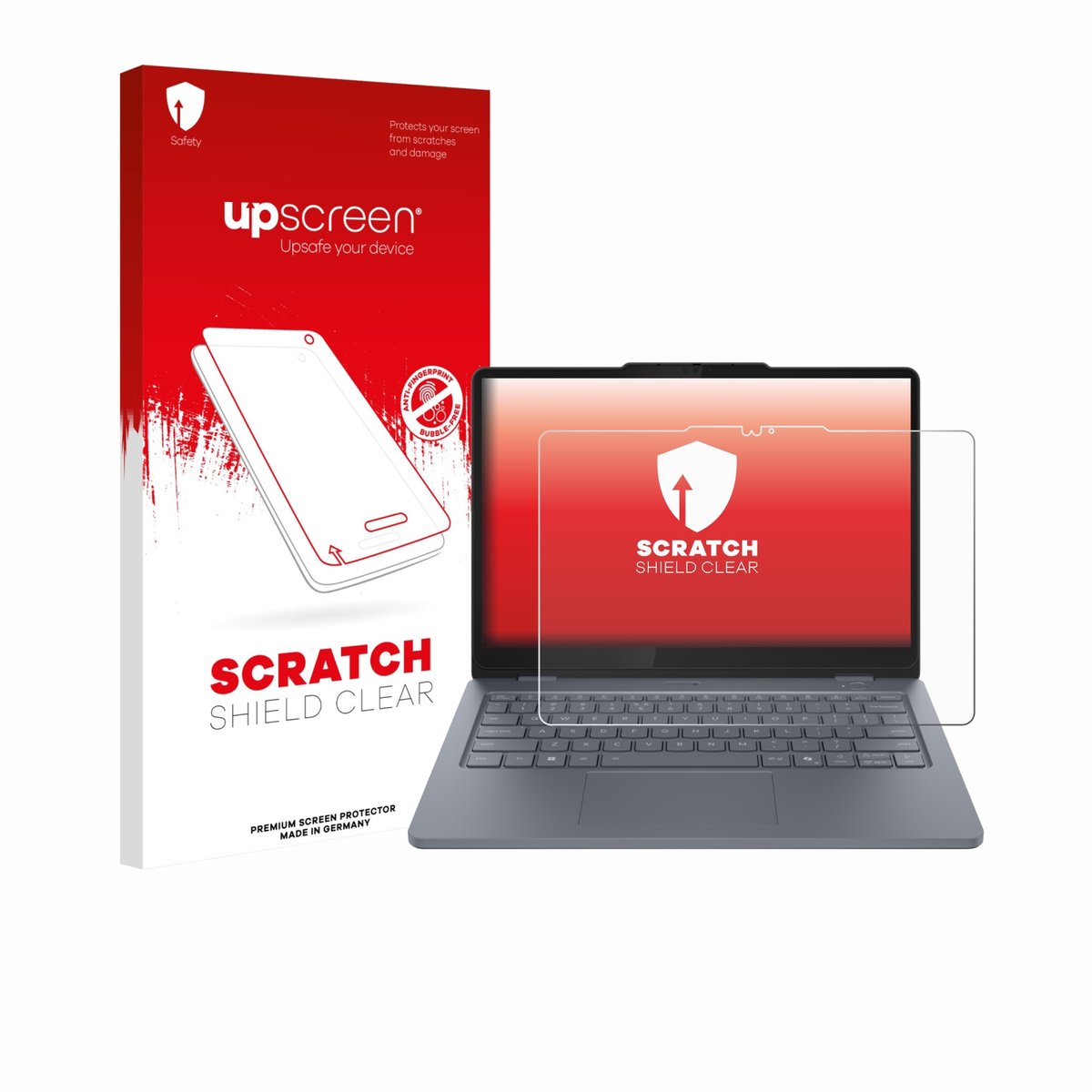 upscreen - Screenprotector voor Lenovo 13w 2-in-1 Gen 3 - Folie Beschermfolie transparant