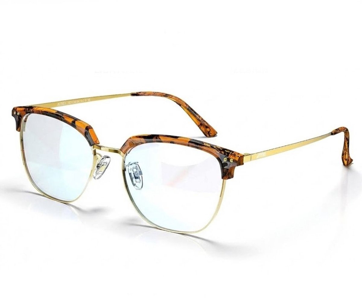 NBAP® Blauw Licht Bril Zonder Sterkte - Blue Light Glasses - Computerbril - Goud