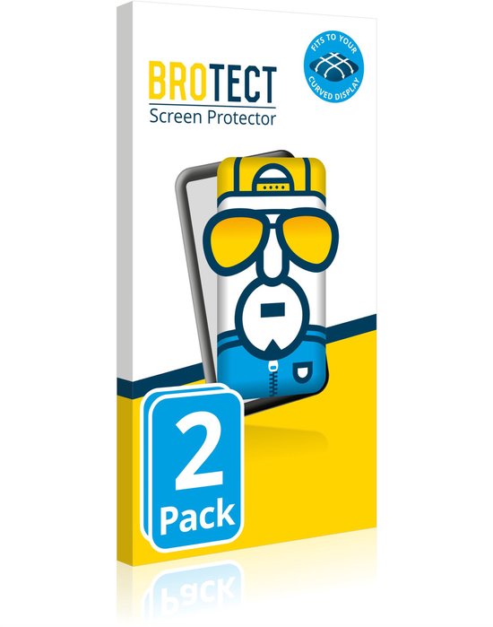 BROTECT - Protecteur d'écran pour Apple iPhone 16 - Film de protection transparent couverture complète - (2 pièces)