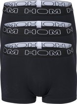 HOM Boxerlines Basic boxer Brief (3-pack) - heren boxers kort - zwart -  Maat: XXL