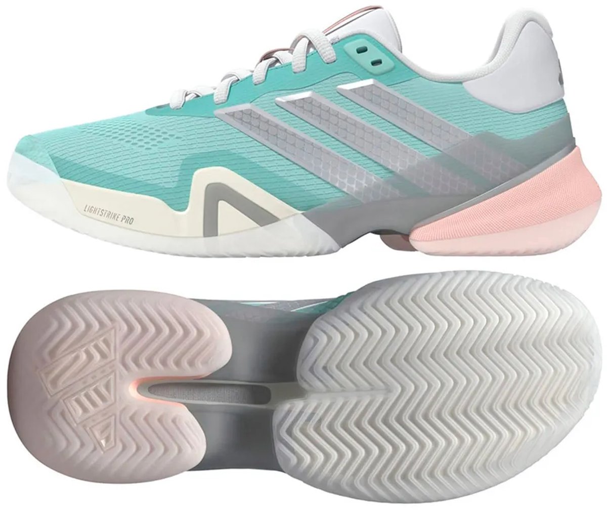 Adidas Barricade 14 Allcourt Schoenen 1/3 Vrouw Zilver