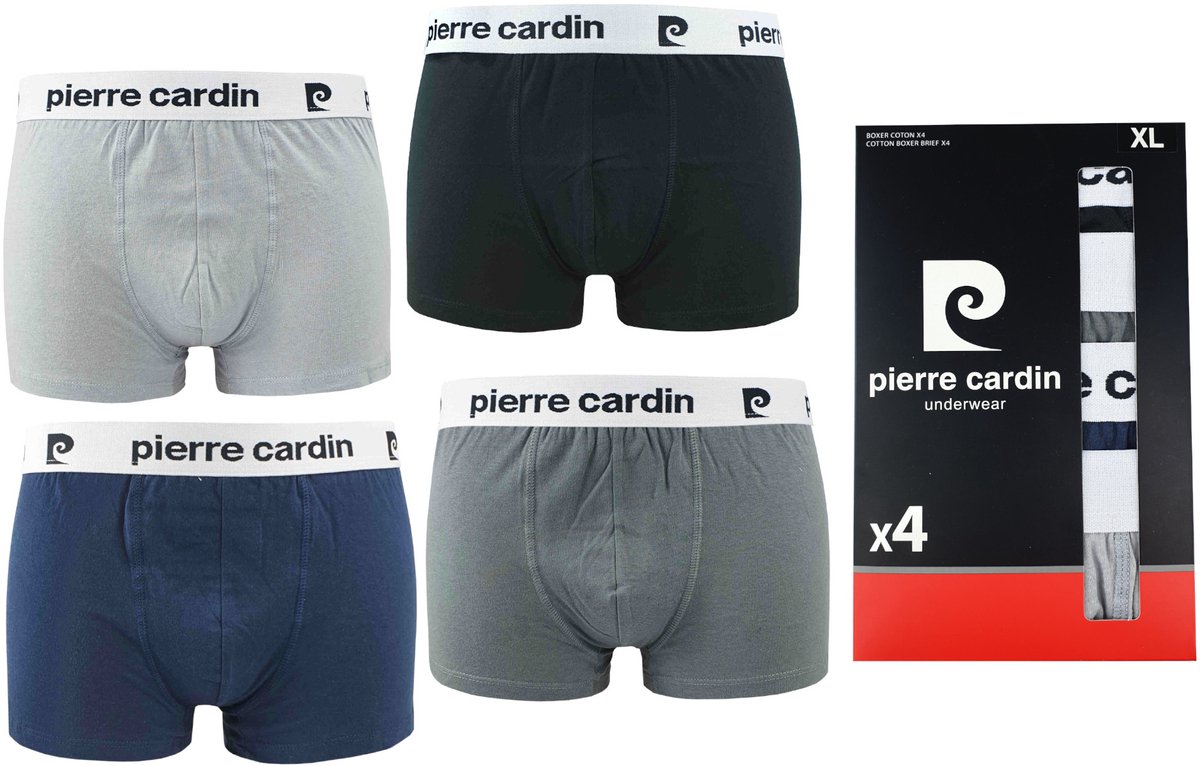 Pierre Cardin – Heren Boxershorts 4-Pack maat L